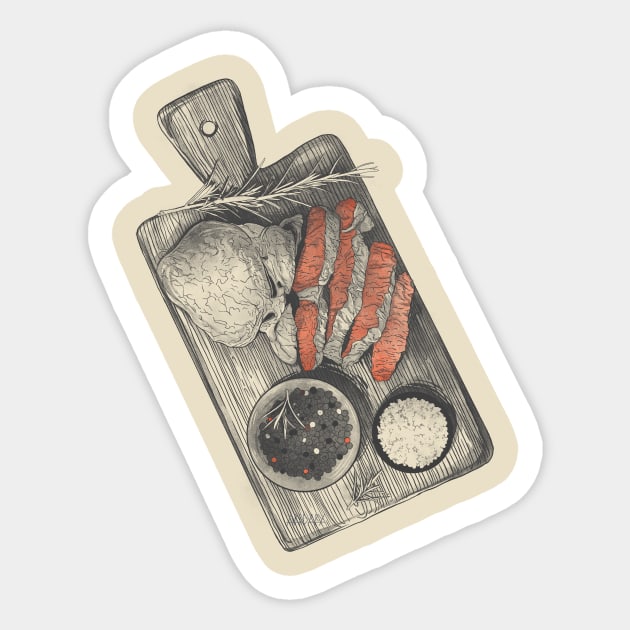 Steak Sticker by ArtDary